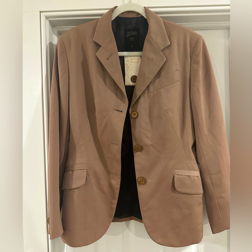 Jean Paul Gaultier Classic tan Blazer